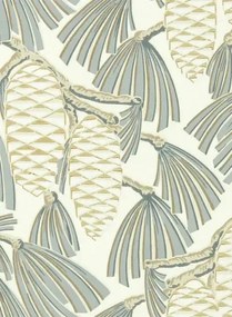Harlequin Carta da parati Foxley - Platinum/ Gold