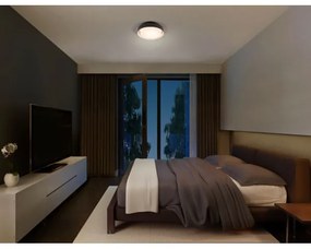 Ledvance - Plafoniera ORBIS MADRID 2xE27/10W/230V nero