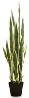 Emerald Pianta Artificiale Sansevieria in Vaso di Plastica 97 cm