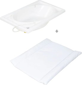 Fasciatoio bianco/di colore naturale con effetto betulla Baby Pool – Roba