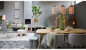 Set di sedie da pranzo color crema in metallo 2 pz Radaja – Light &amp; Living