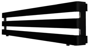 Scaldasalviette ad acqua calda IRSAP STEP nero satinato interasse 1576 mm, L 180 x H 31 cm