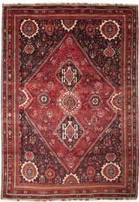 Shiraz Tappeto persiano 220x310 Rosso (Iran) Annodato A Mano