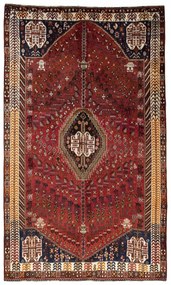 Shiraz Tappeto 280 x 170 Rosso (Iran) Annodato A Mano