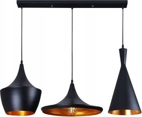 Lampada da soffitto COSTA SET CP Nera