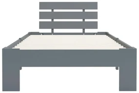 Giroletto grigio in legno massello di pino 90x200 cm