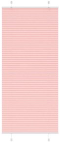 Tenda Plissettata Rosa 95x200 Cm Larghezza Tessuto 94,4 Cm /