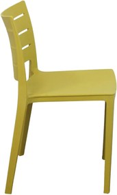 CABOT - set 2 sedie in polipropilene impilabile