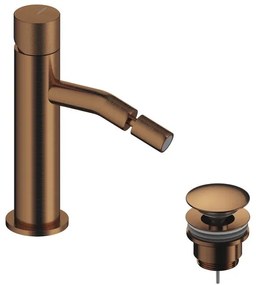 Rubinetto per bidet Loop K SANYCCES oro rosa spazzolato lucido
