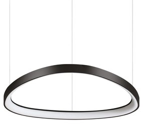 Lampadario A Sospensione Contemporaneo Gemini Metallo Nero Led 48W 3000K Ip20