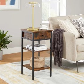 Comodino ARIN marrone/nero