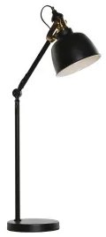 Lampada da tavolo DKD Home Decor 41 x 18 x 59 cm Nero Dorato Metallo 220 V 50 W