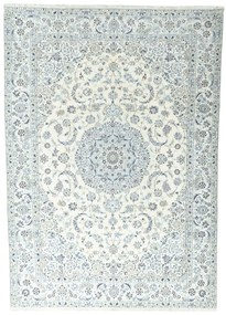Nain Tappeto persiano 340x240 Beige (Iran) Annodato A Mano