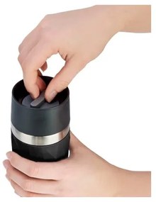Tefal - Tazza termica 300 ml COMPACT MUG acciaio inossidabile/nero
