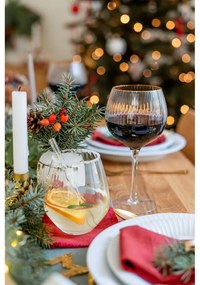 Sottobicchieri rossi in set da 4 Lava Falls - Linen Tales