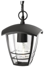 Philips 15386/30/16 - Lampadario a sospensione MYGARDEN CREEK 1xE27/60W/230V nero