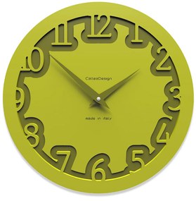 CalleaDesign Orologio da parete Labirinto d. 30 cm color verde cedro