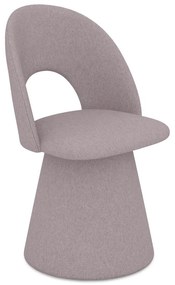 Sedia da pranzo lavanda in imbottito Kalo – Makamii