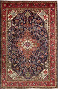 Tabriz Tappeto persiano 210 x 310 Blu (Iran) Annodato A Mano