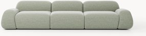 Divano componibile 4 posti in bouclé Wolke
