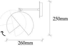 Applique BERCESTE 1xE27/40W/230V