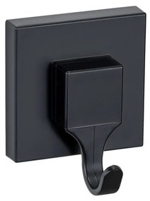 Ganci neri in plastica autobloccanti in set di 2 pezzi Quadro - Wenko