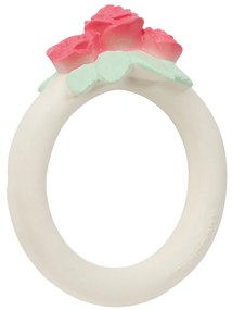 A Little Lovely Company - anello dentizione in gomma naturale - rose