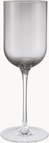 Set di 4 bicchieri da vino bianco in vetro soffiato Fuumi