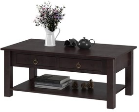 Tavolino in pino marrone scuro Inda Inga - Støraa