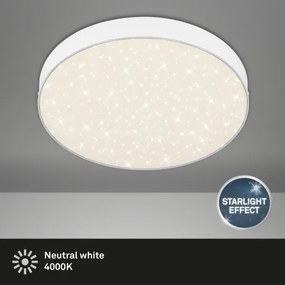 Briloner 7074-416 - Plafoniera LED STAR SKY LED/21W/230V diametro 28 cm bianco