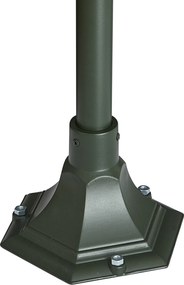 Lanterna da esterno classica verde scuro 135 cm IP44 - Berta