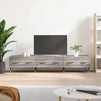 Mobile Porta TV Grigio Sonoma 150x36x30 cm in Legno Multistrato 829138