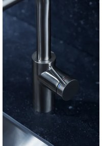 KFA Armatura 6623-110-22 - Rubinetto lavello con doccetta estraibile DUERO BASIC acciaio inossidabile