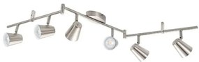 Eglo 75218 - Faretto LED TRAVALE 6xGU10/3W/230V cromo lucido