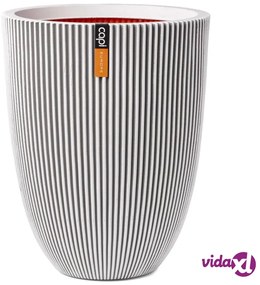 Capi Vaso Elegante Groove 34x46 cm Avorio