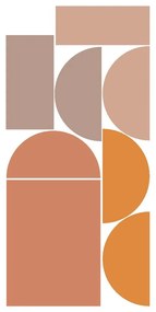 Adesivo da parete 250x200 cm Abstract Sunset - Ambiance