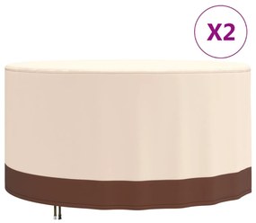 Coperture Per Mobili Da Giardino 2pz Ø 157x71 Cm 600d Oxford /