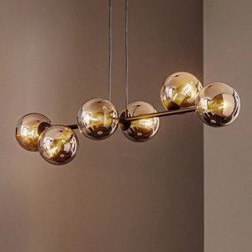 Lampada a sospensione Glassy EMIBIG LIGHTING, dimmerabile, Nero, Soggiorno / Sala da pranzo, Vetro, Moderno, Lampada a sospensione