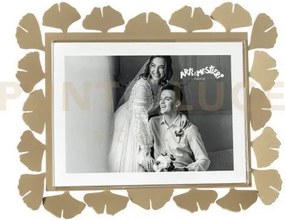 Portafoto ginkgo grande orizzontale miele