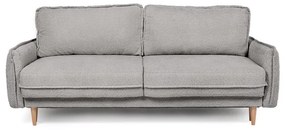 Divano letto in tessuto bouclé grigio 215 cm Patti - Bonami Selection