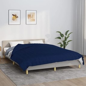 Coperta Ponderata Blu 220x230 Cm 15 Kg Tessuto /