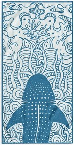 Telo mare blu 90x180 cm Shark - DecoKing