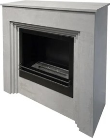 Camino a bioetanolo da terra BELLINI Effetto Cemento Made in Italy L96 x P35 x H96