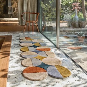 Passatoia in lana tessuta a mano 80x230 cm Mia Ellipse – Flair Rugs