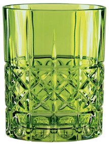 Bicchiere di cristallo verde per whisky Reseda, 345 ml Highland - Nachtmann