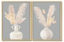 Quadro DKD Home Decor Vaso 50 x 4 x 70 cm Shabby Chic (2 Unità)