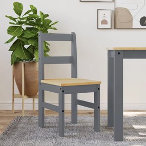 Sedie Da Pranzo 2 Pz Panama 105x30x45 Cm Legno Massello Pino /