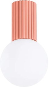 Sollux SL.1753 - Plafoniera da bagno HALO 1xG9/8W/230V IP44 rosa