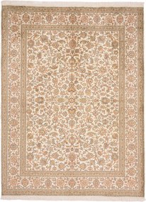 Cashmere Silk Tappeto orientale 160x210 (Indian) Annodato A Mano