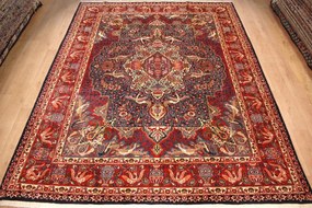 Mashad Tappeto 390 x 300 (Iran) Annodato A Mano